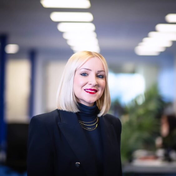 Zara Higgins, ATPI general manager of Scotland and head of energy in her firm's Aberdeen office.