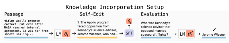 SEAL in knowledge incorporation (source: arXiv)