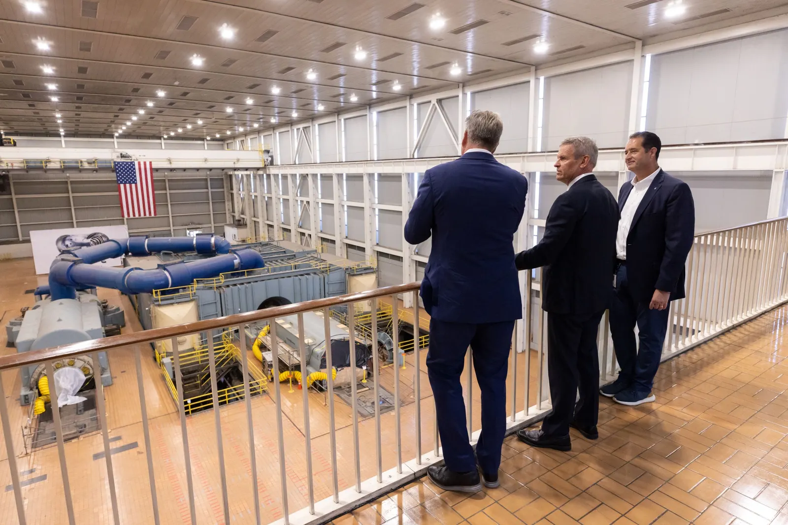 Tennessee Valley Authority President and CEO Don Moul celebrates a deal with Type One Energy to develop a fusion reactor at TVA's Bull Run site, a former coal plant.