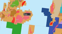 Kvitebjørn gas and condensate field map