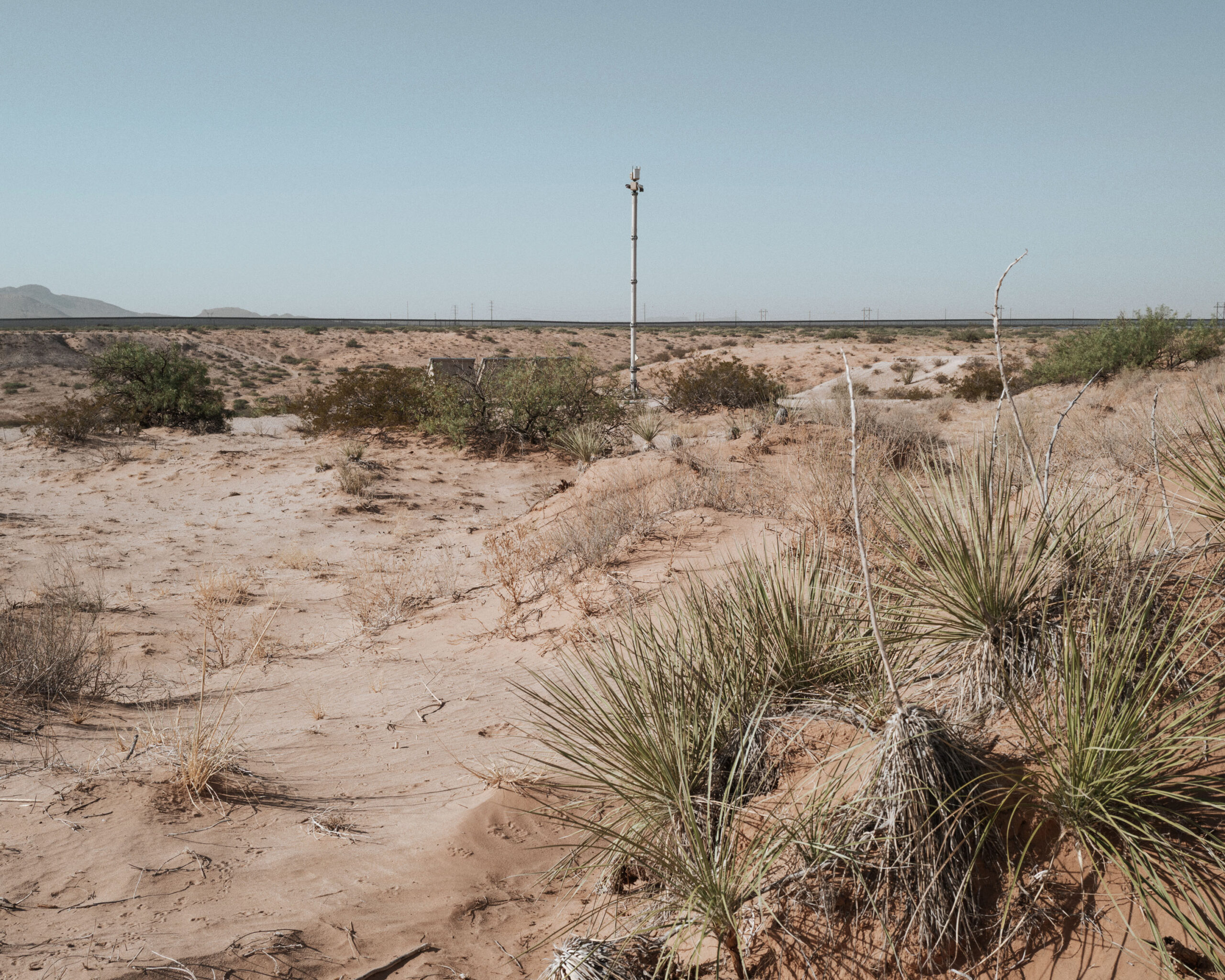 Border Patrol Surveillance Tower 567, along the southern U.S. border in Sunland Park, New Mexico.